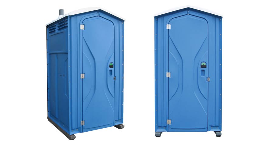 Long-term porta potty units on site in Hot Springs, Arkansas